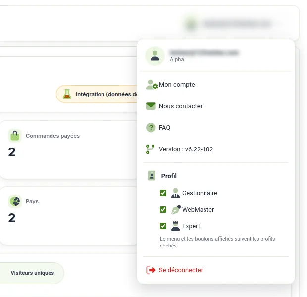 Comment gérer facilement mon interface – capture d’écran